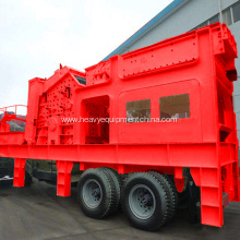 Mobile Impact Crushing Station For Aggregate Production Line